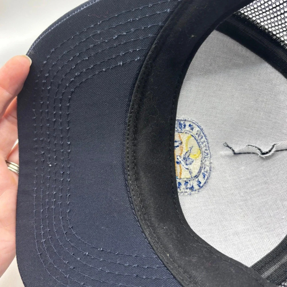 Vintage Trucker Hat US Fish & Wildlife Service Navy Blue Mesh USA National Park